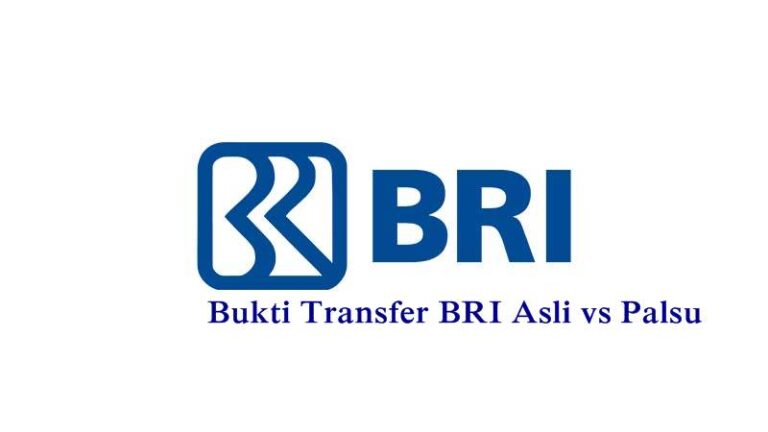 Bukti Transfer Bri Asli Vs Palsu